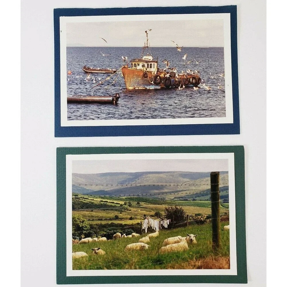Irish Photography Blank Greeting Cards & Envelopes Set of 8 Souvenir Handmade